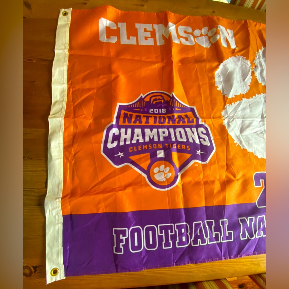 Clemson 2018 Football National Champions Banner - Picture 4 of 4
